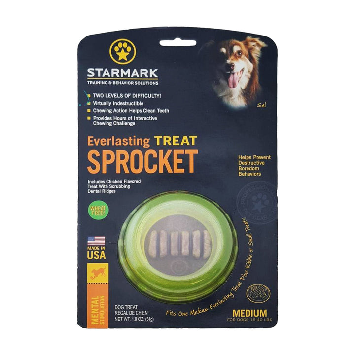 Starmark Everlasting Treat Sprocket- Dog Chew & Interactive Toy-Dog Toys-Starmark-