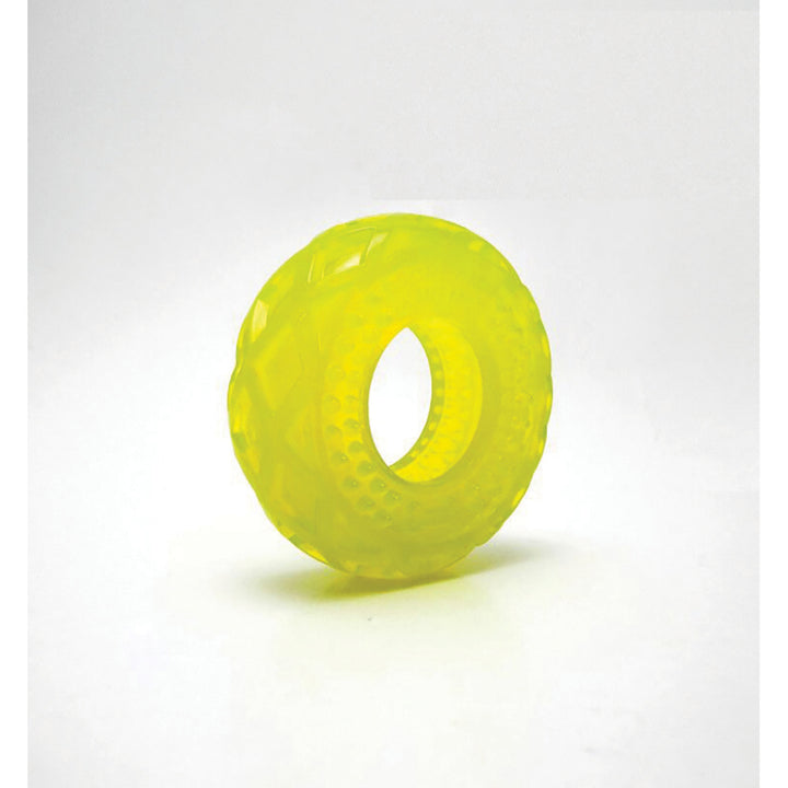 Scream Xtreme Treat Tyre Dog Toy - Loud Green-Dog Toys-Scream-