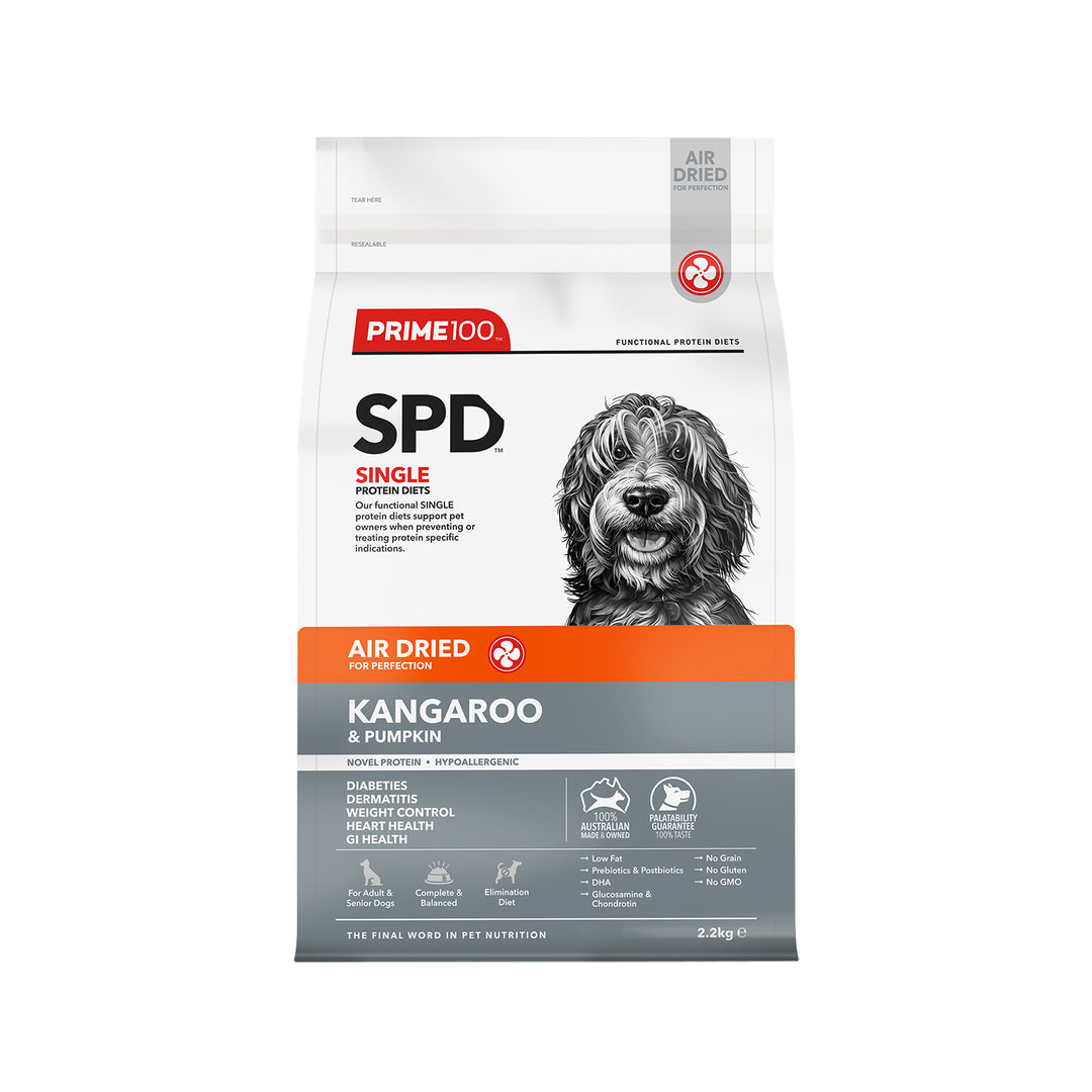 Prime100 SPD Air Dried Kangaroo & Pumpkin Dog Food-Dog Food-Prime100-2.2KG-