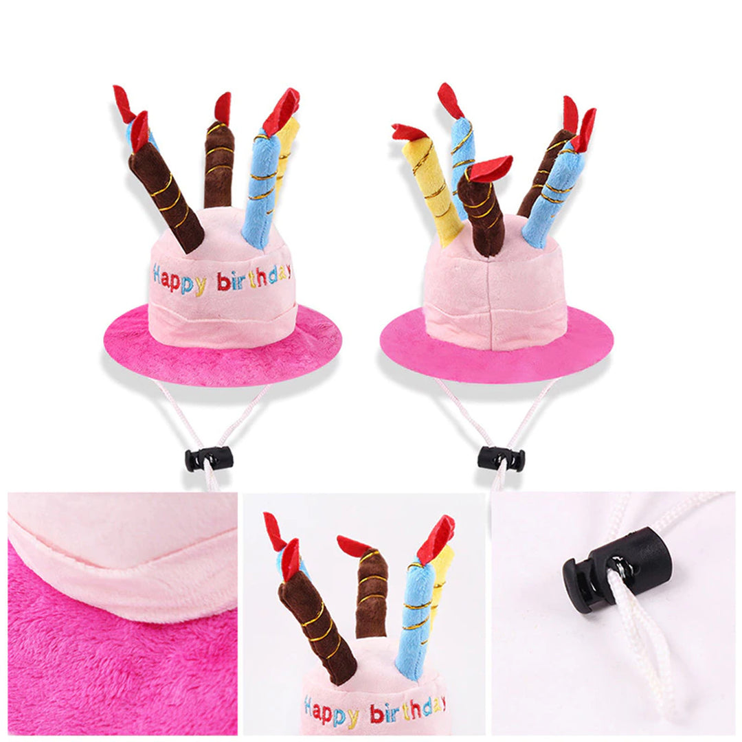Muddy Paw Friends Pet Happy Birthday Cake Plush Party Hat-Plush Toys-Muddy Paw Shop-