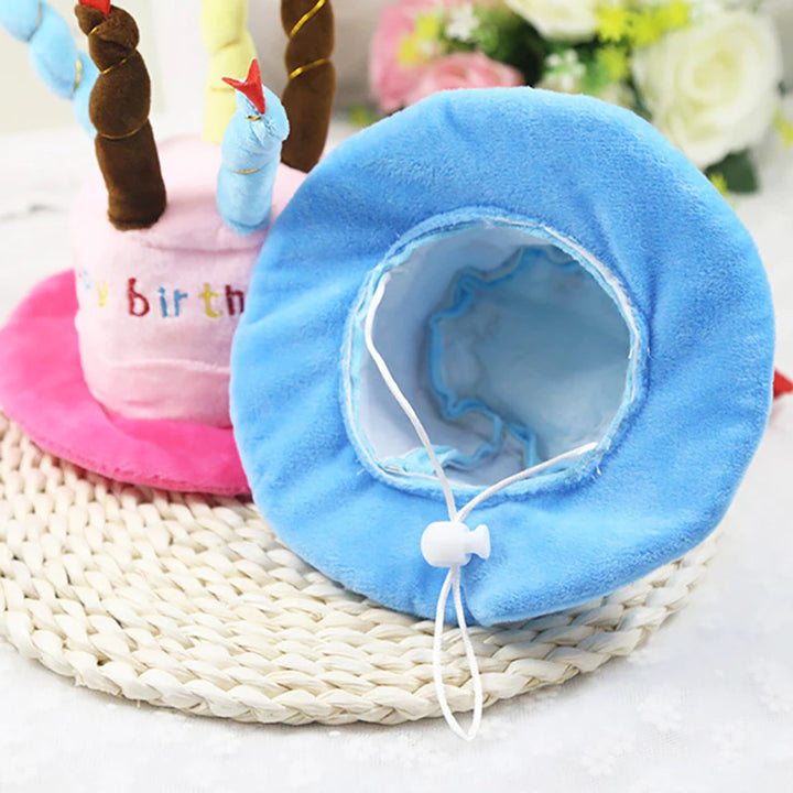 Muddy Paw Friends Pet Happy Birthday Cake Plush Party Hat-Plush Toys-Muddy Paw Shop-