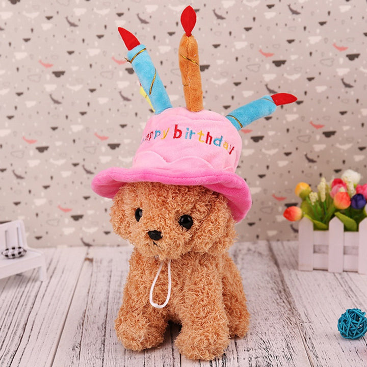 Muddy Paw Friends Pet Happy Birthday Cake Plush Party Hat-Plush Toys-Muddy Paw Shop-