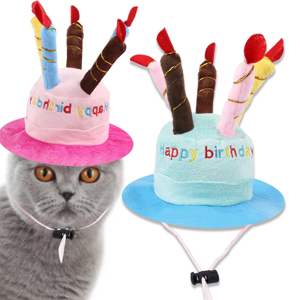 Muddy Paw Friends Pet Happy Birthday Cake Plush Party Hat-Plush Toys-Muddy Paw Shop-