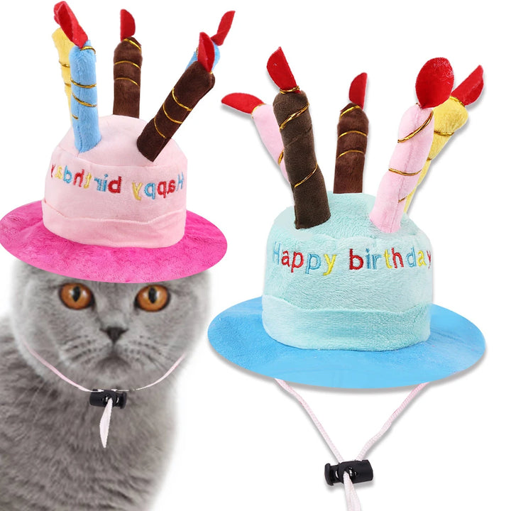 Muddy Paw Friends Pet Happy Birthday Cake Plush Party Hat-Plush Toys-Muddy Paw Shop-