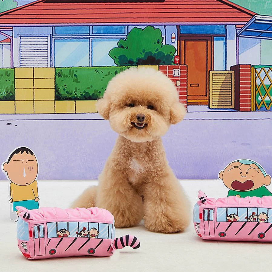 Boredom Buster Pet Kindergarten Bus Japan Anime Interactive Toy for Dogs-Interactive Toy-Muddy Paw Shop-
