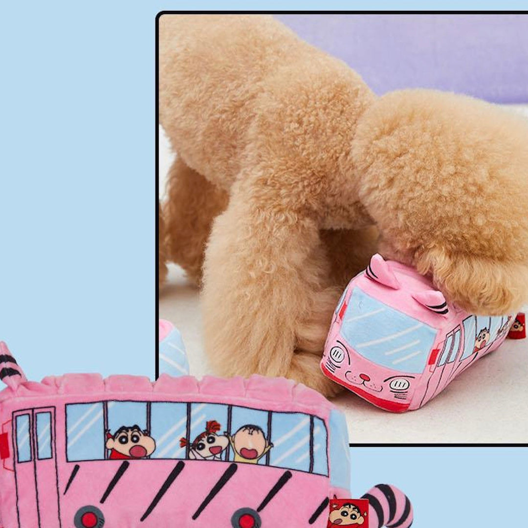 Boredom Buster Pet Kindergarten Bus Japan Anime Interactive Toy for Dogs-Interactive Toy-Muddy Paw Shop-