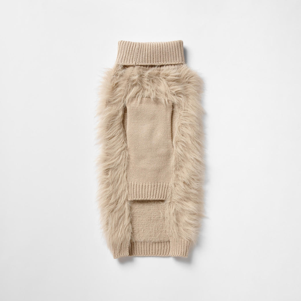 Snooza Wear Soft Fur Knit Dog Jumper-Dog Clothing-Snooza-