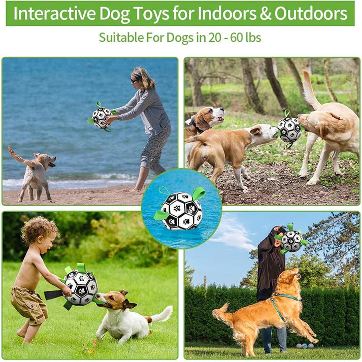 Muddy Paw Friends Interactive Soccer Toy for Dog-Plush Toys-Muddy Paw Shop-
