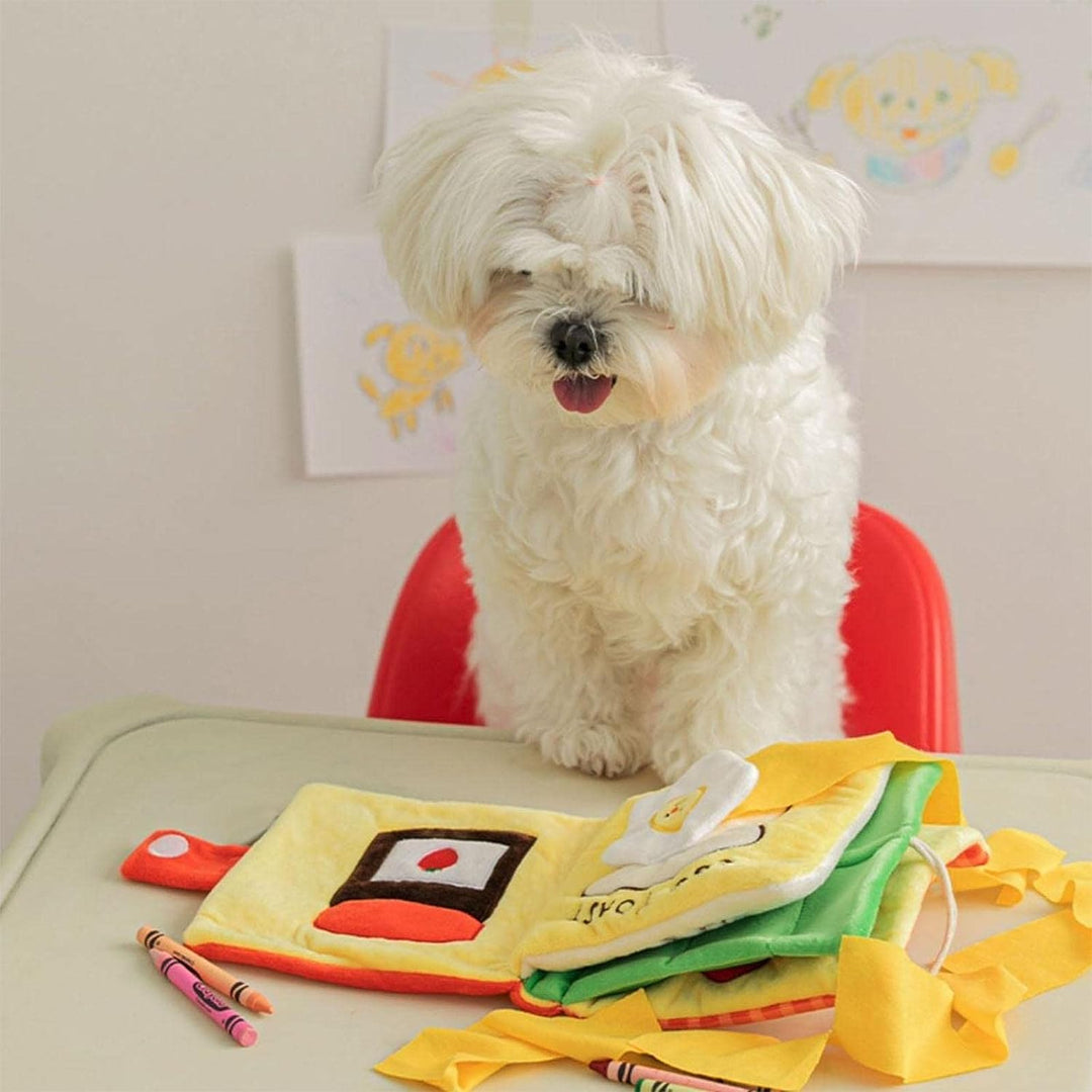 Boredom Buster Pet Play Book Interactive Snuffle Toy For Dogs-Interactive Toy-Muddy Paw Shop-