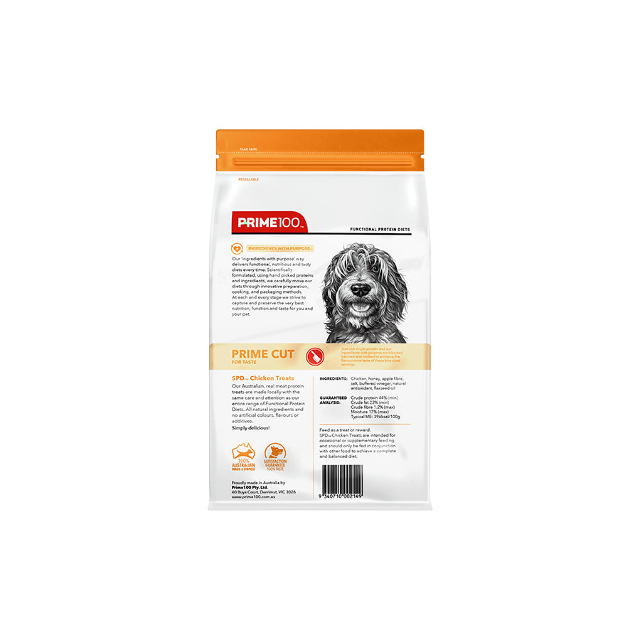 Prime100 SPD Prime Cut Treats For Dogs-Chicken Treats 100g-Dog Treats-Prime100-