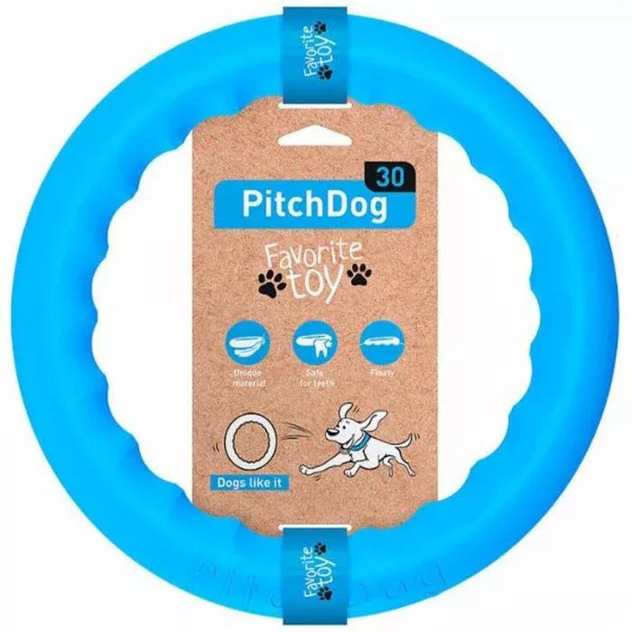 PitchDog Safe and durable Fetch Ring - Dog Toy-Dog Toys-PitchDog-Large 30Cm-Blue-