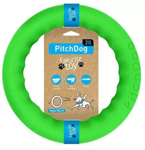 PitchDog Safe and durable Fetch Ring - Dog Toy-Dog Toys-PitchDog-Large 30Cm-Green-