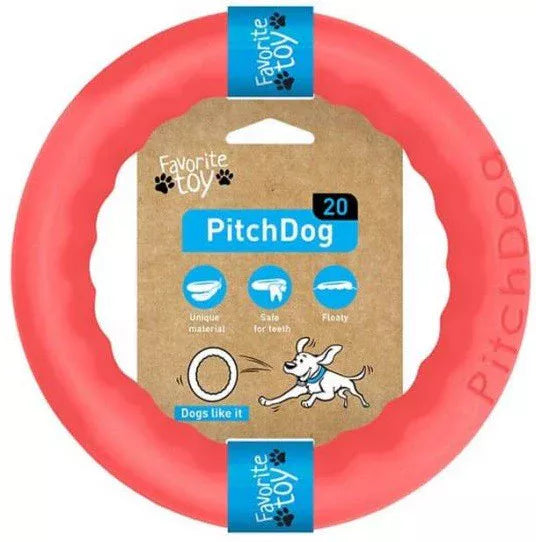 PitchDog Safe and durable Fetch Ring - Dog Toy-Dog Toys-PitchDog-Large 30Cm-Pink-