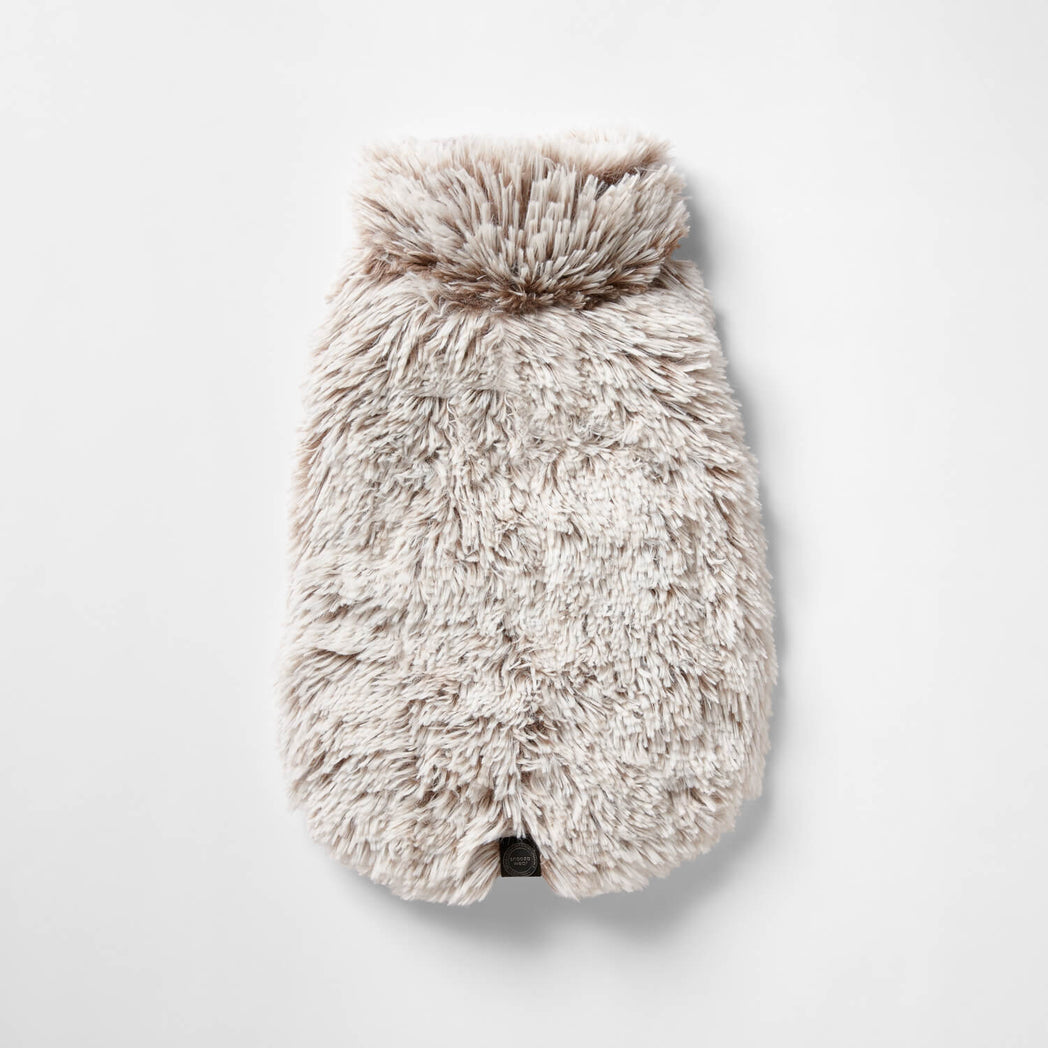 Snooza Wear Shag Faux Fur Dog Coat in Mink-Dog Clothing-Snooza-