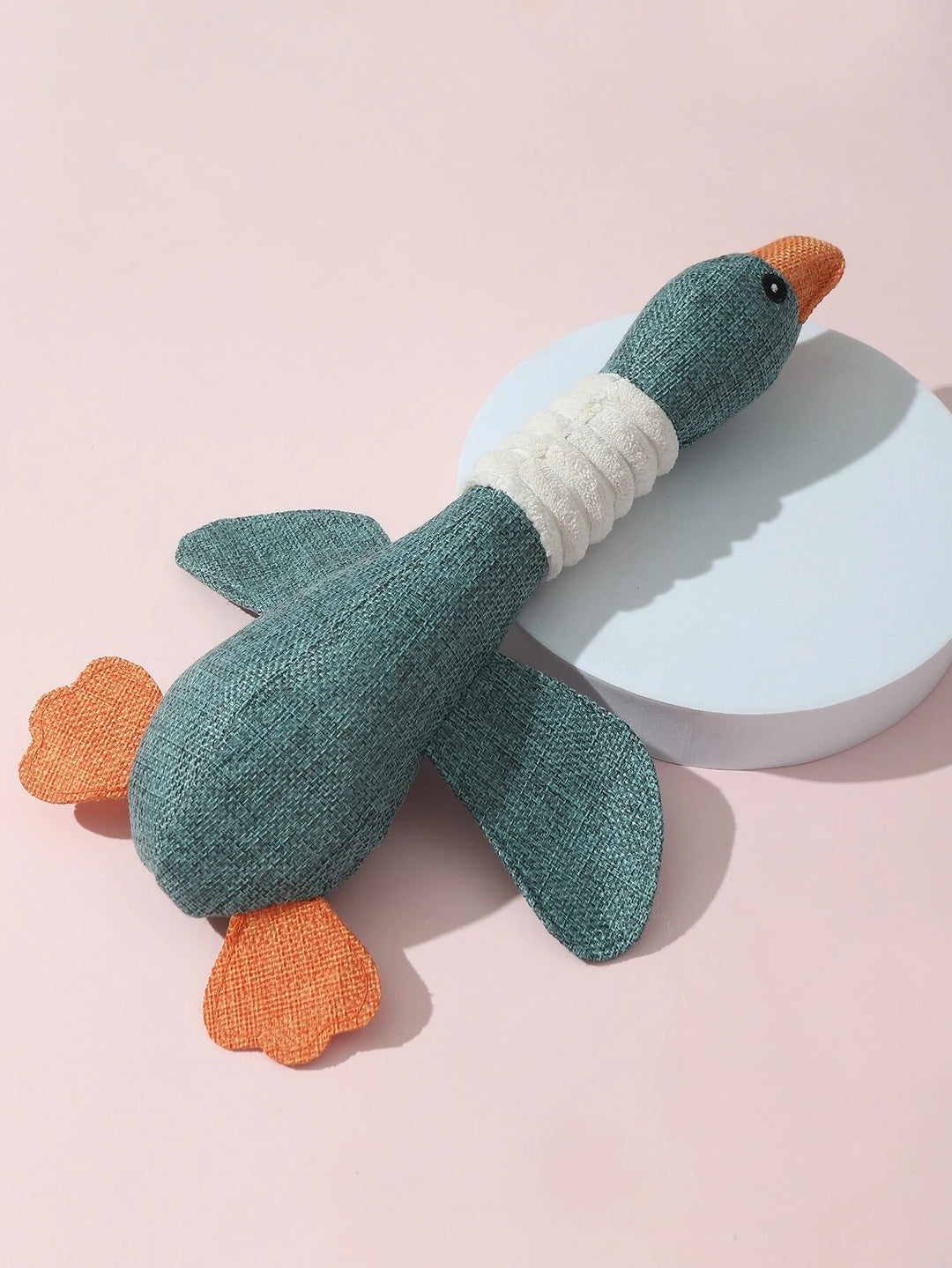 Muddy Paw Friends Cartoon Duck Chew Squeaky Toy for Dogs-Plush Toys-Muddy Paw Shop-