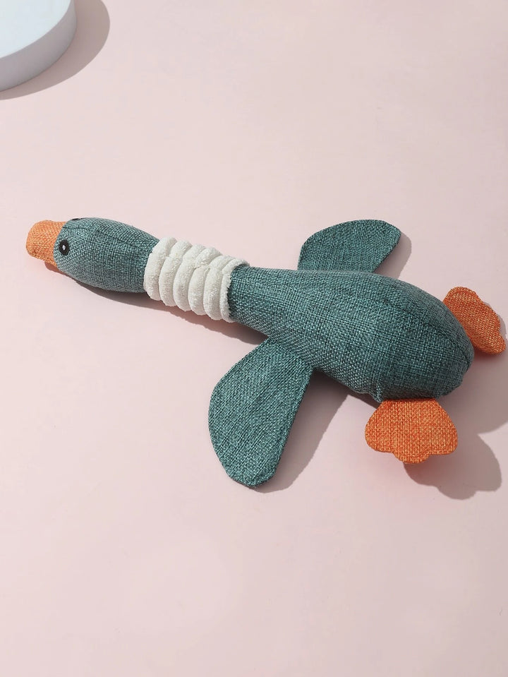 Muddy Paw Friends Cartoon Duck Chew Squeaky Toy for Dogs-Plush Toys-Muddy Paw Shop-