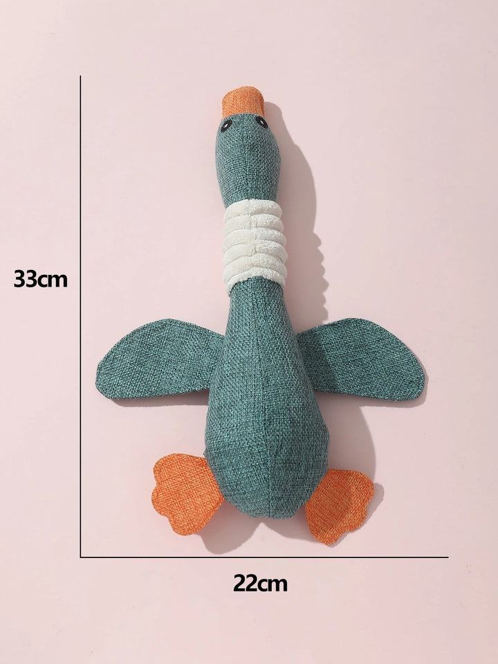 Muddy Paw Friends Cartoon Duck Chew Squeaky Toy for Dogs-Plush Toys-Muddy Paw Shop-