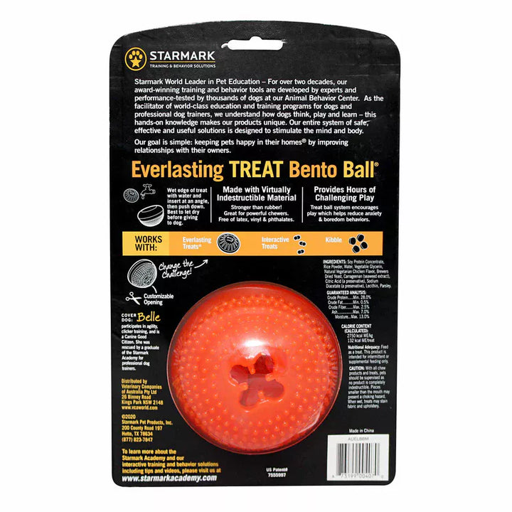 Starmark Everlasting Bento Ball Dog Chew & Interactive Toy-Dog Toys-Starmark-