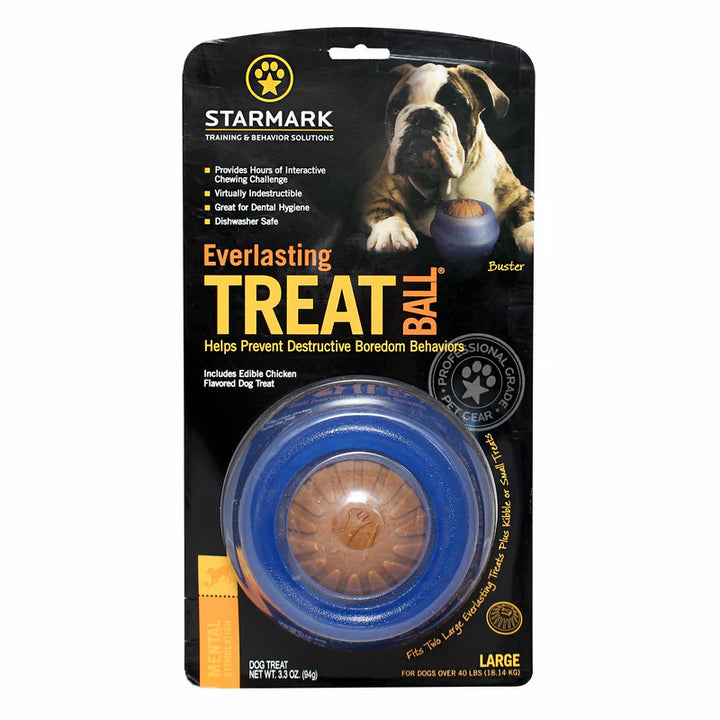 Starmark Everlasting Treat Ball- Dog Chew & Interactive Toy-Dog Toys-Starmark-