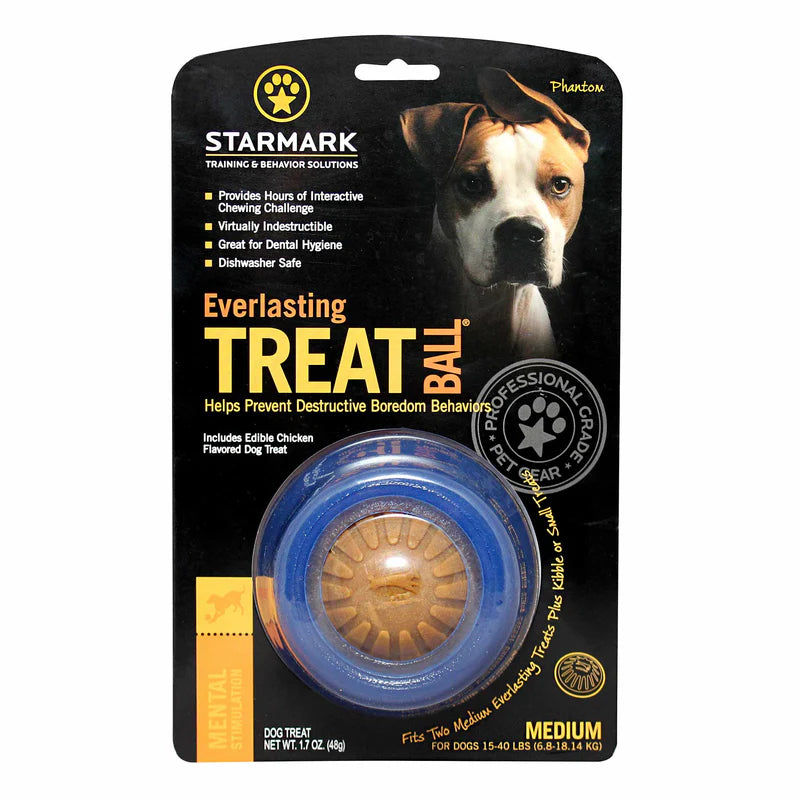 Starmark Everlasting Treat Ball- Dog Chew & Interactive Toy-Dog Toys-Starmark-