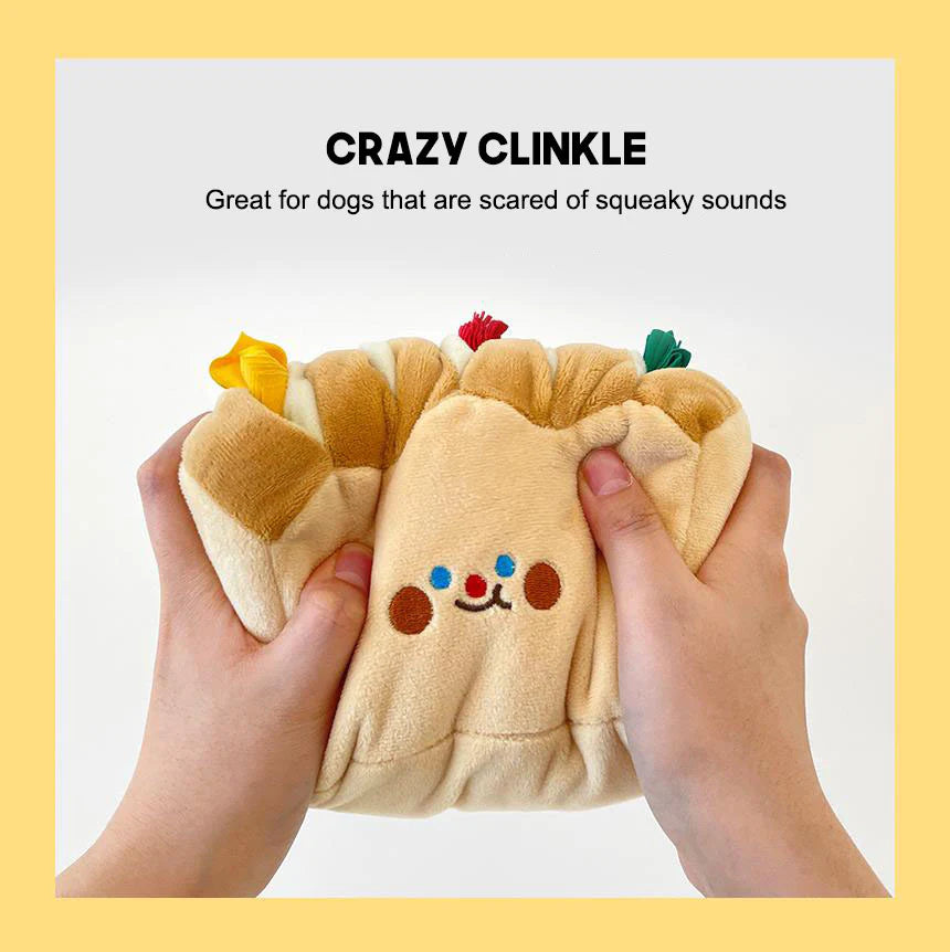 Boredom Buster Pet Toast Bread Interactive Toy for Dogs-Interactive Toy-Muddy Paw Shop-