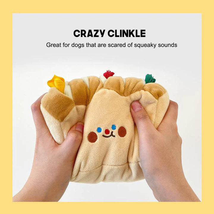 Boredom Buster Pet Toast Bread Interactive Toy for Dogs-Interactive Toy-Muddy Paw Shop-