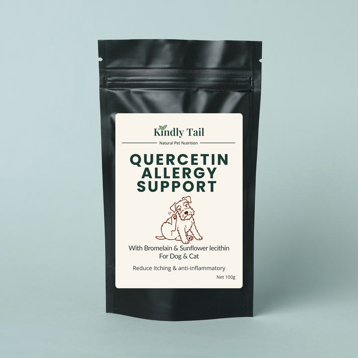 Kindly Tail Quercetin with Bromelain for Dogs & Cats -- Allergy & Itch Support