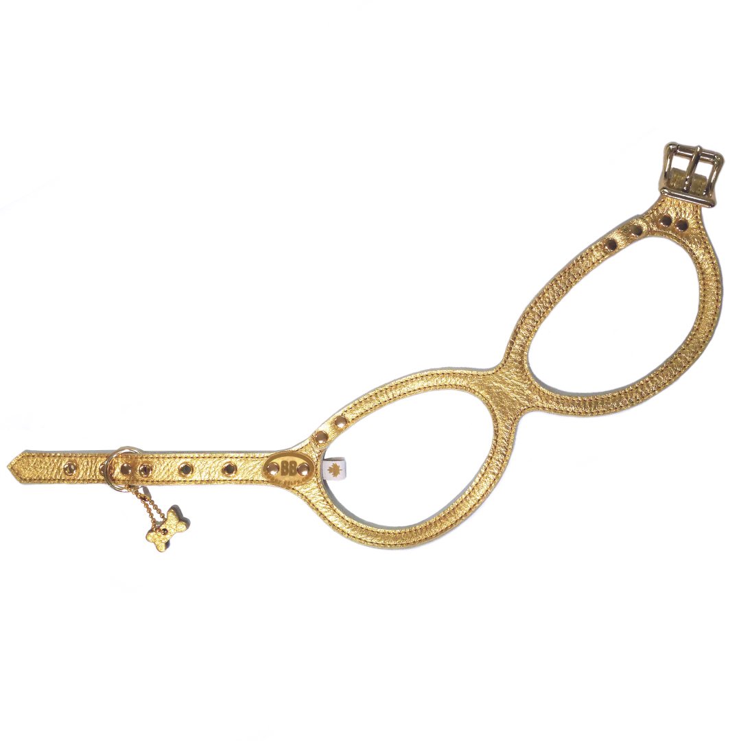 Buddy Belts (BB) Leather Harness – Elite – Gold Nugget-Pet Collars & Harnesses-Buddy Belts-4-No-